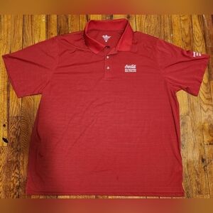 Coca-Cola Vibrant Red Polo T-Shirt - 3XL